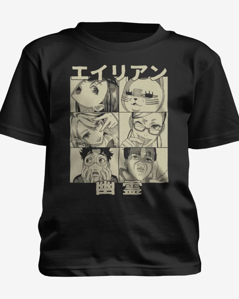 Polera de niño Negro de Dan Da Dan
