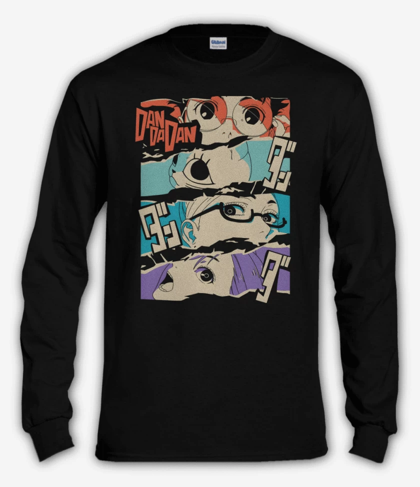 Polera manga larga Negro de DanDaDan Protas