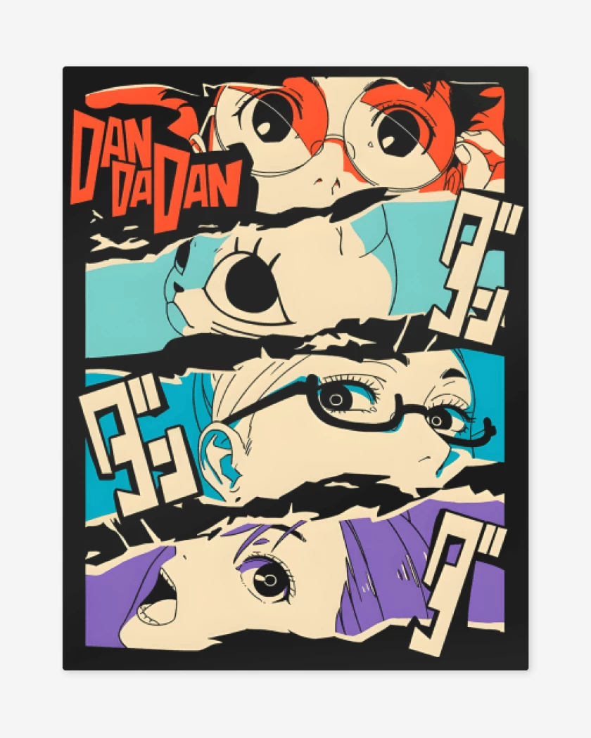 Print metalico Negro de DanDaDan Protas