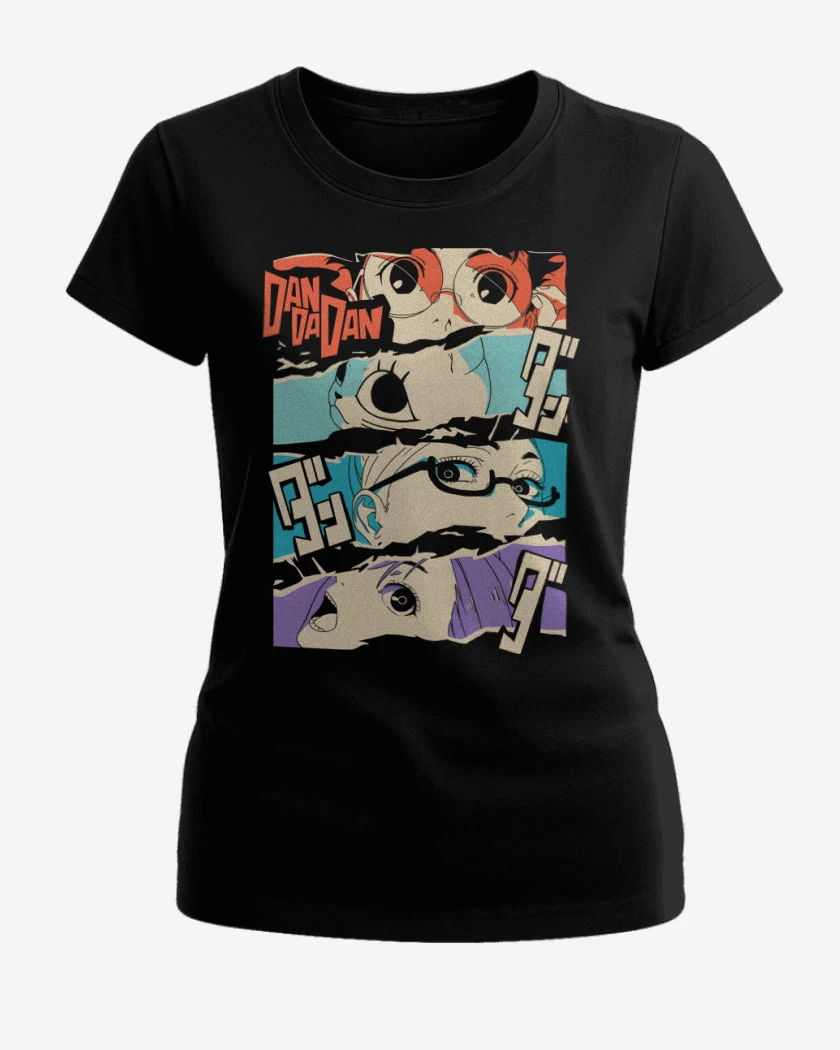 Polera de Mujer Negro de DanDaDan Protas