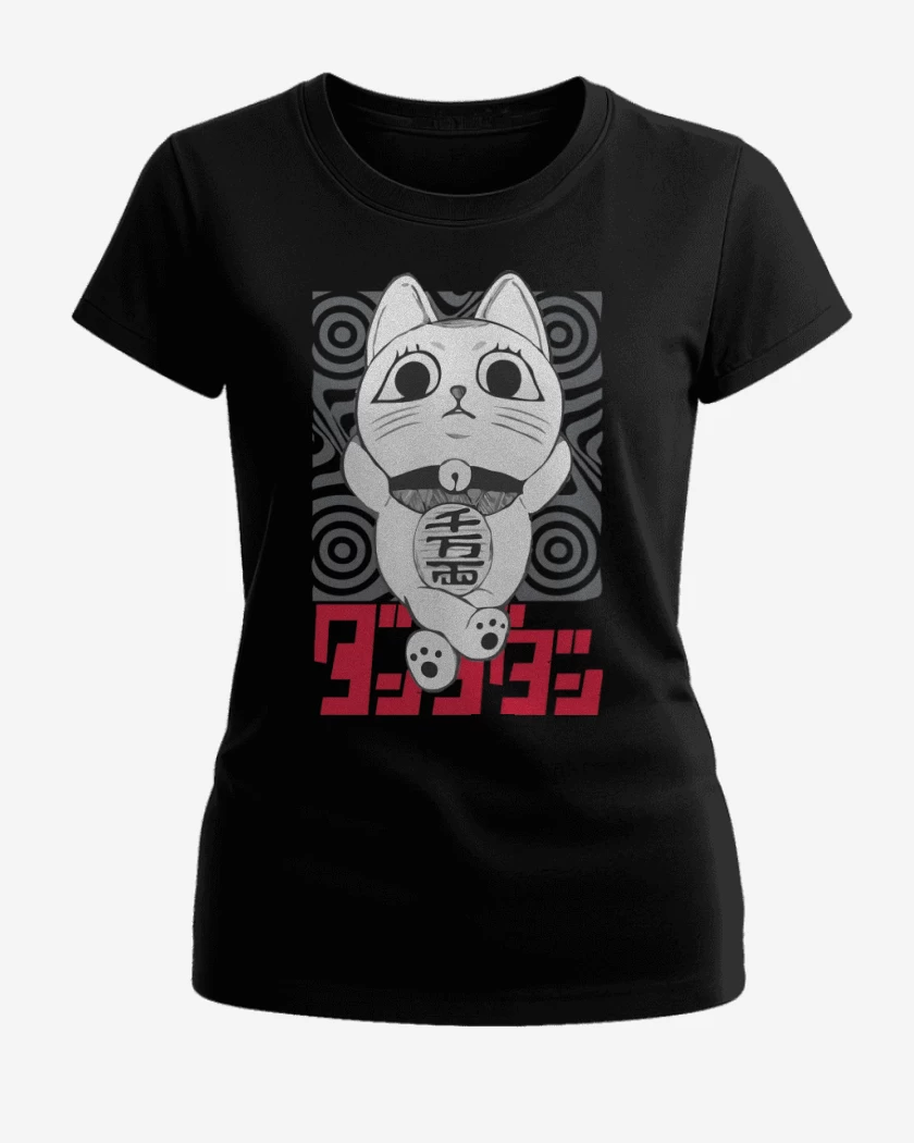 Polera de Mujer Negro de Dandadan Turbo Granny