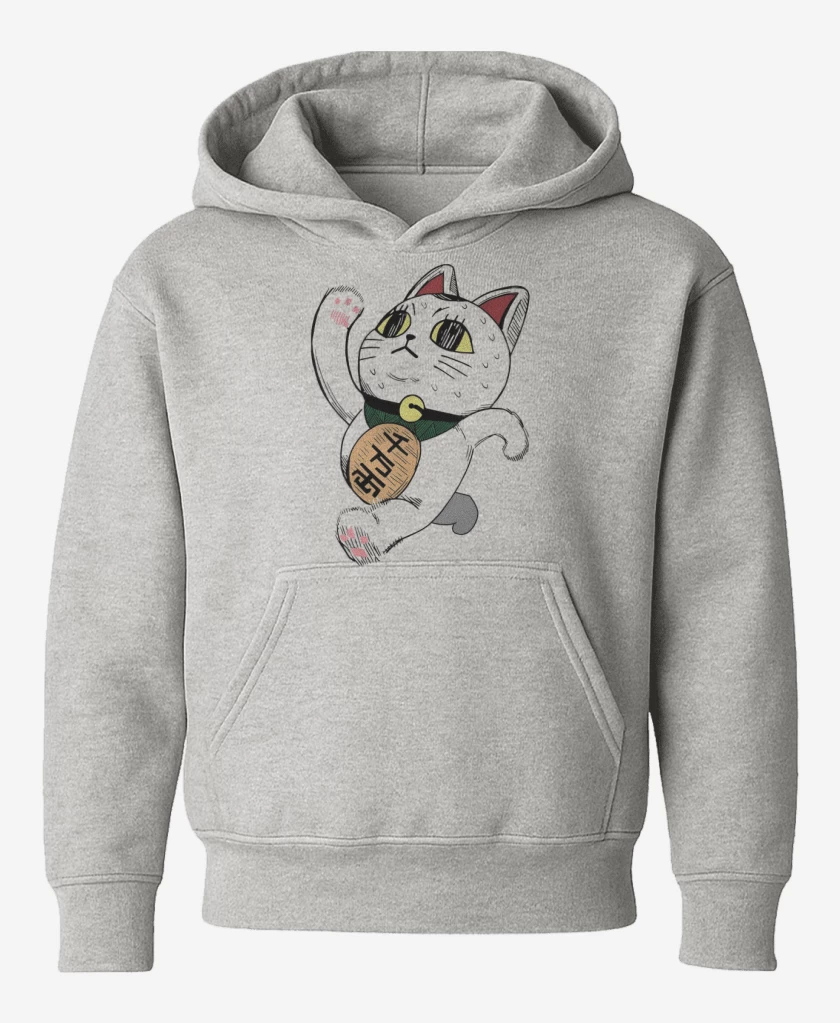 Poleron de niño Gris Melange de Dandadan Turbo Abuela 