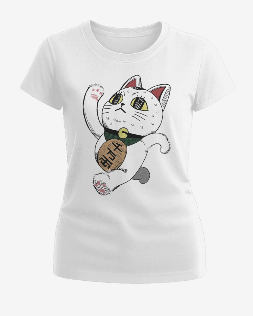 Polera de Mujer Blanco de Dandadan Turbo Abuela 