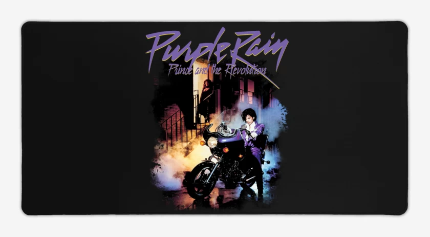 Mouse pad Gamer Negro de Prince Purple Rain