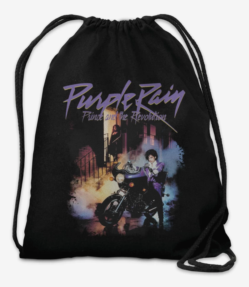 Mochila Negro de Prince Purple Rain