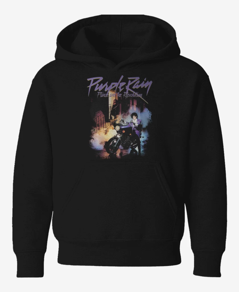Poleron de niño Negro de Prince Purple Rain