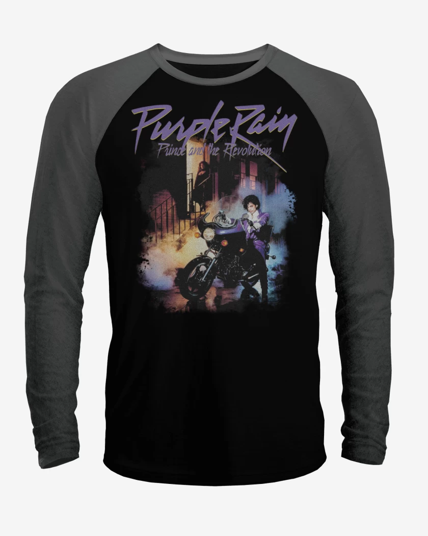 Polera Raglan Prince Purple Rain