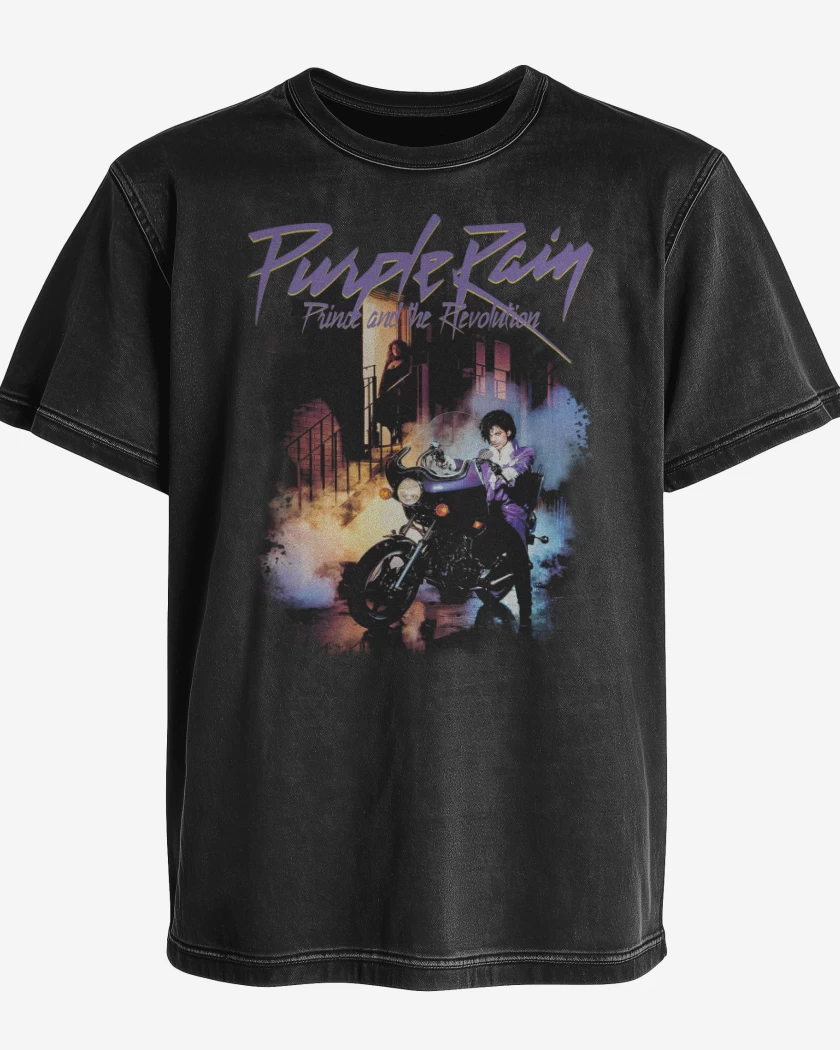 Polera desgastada Prince Purple Rain