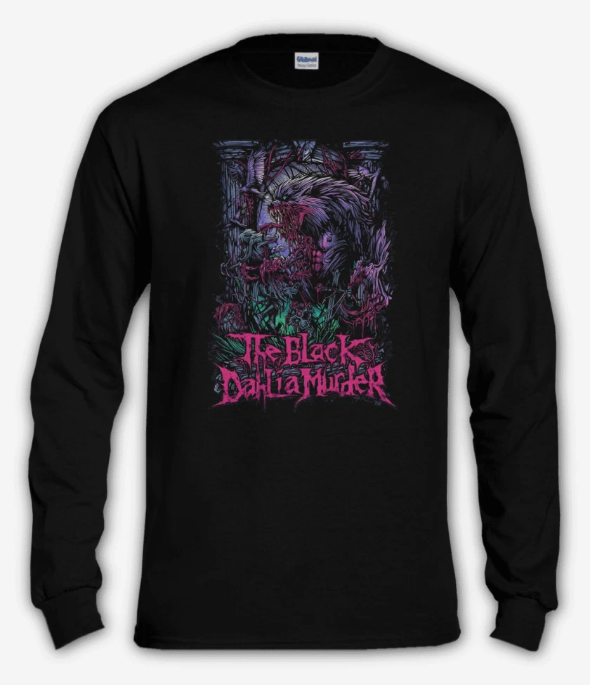 Polera manga larga Negro de The Black Dahlia Murder Beast