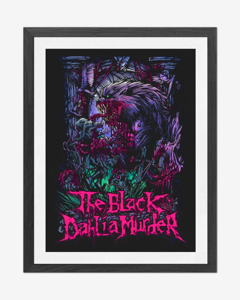 Cuadro decorativo Negro de The Black Dahlia Murder Beast
