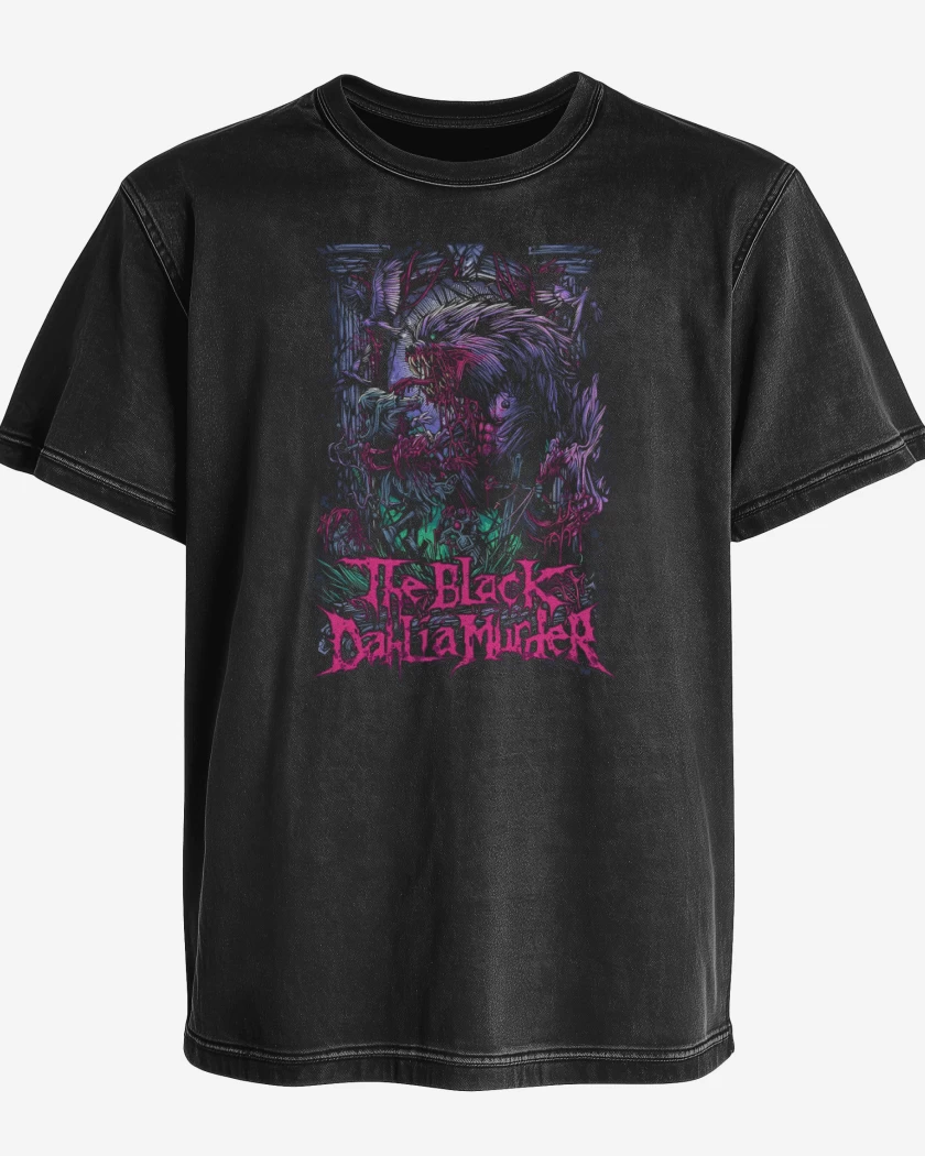 Polera desgastada Negro de The Black Dahlia Murder Beast