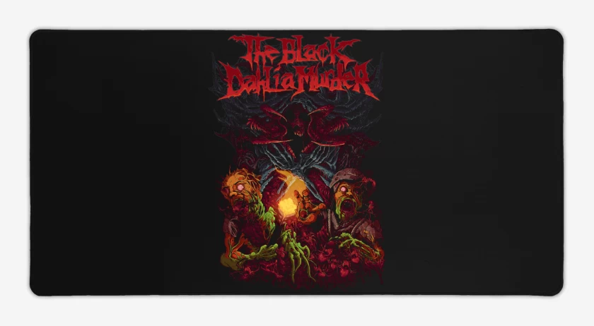 Mouse pad Gamer Negro de The Black Dahlia Murder Wereworm