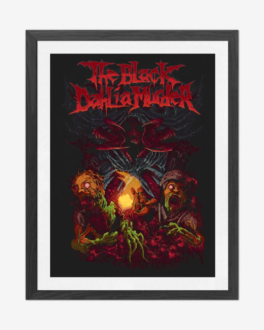 Cuadro decorativo The Black Dahlia Murder Wereworm