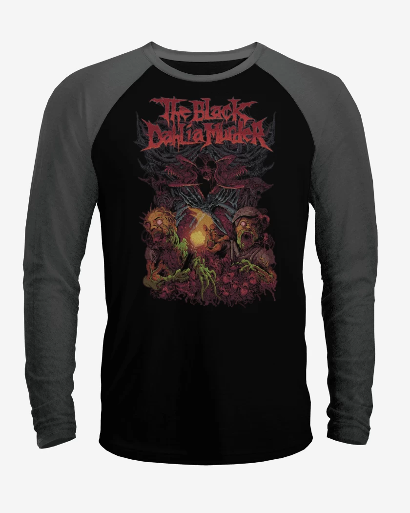 Polera Raglan The Black Dahlia Murder Wereworm