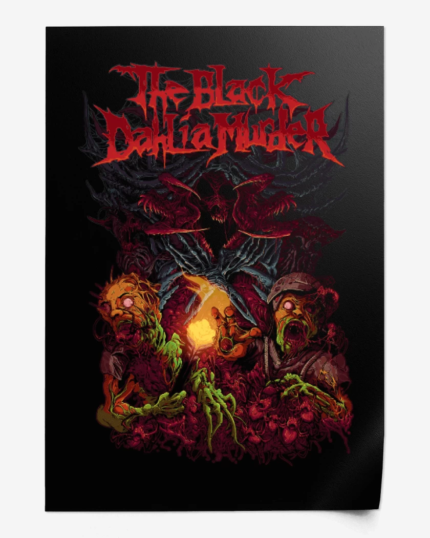 Print The Black Dahlia Murder Wereworm
