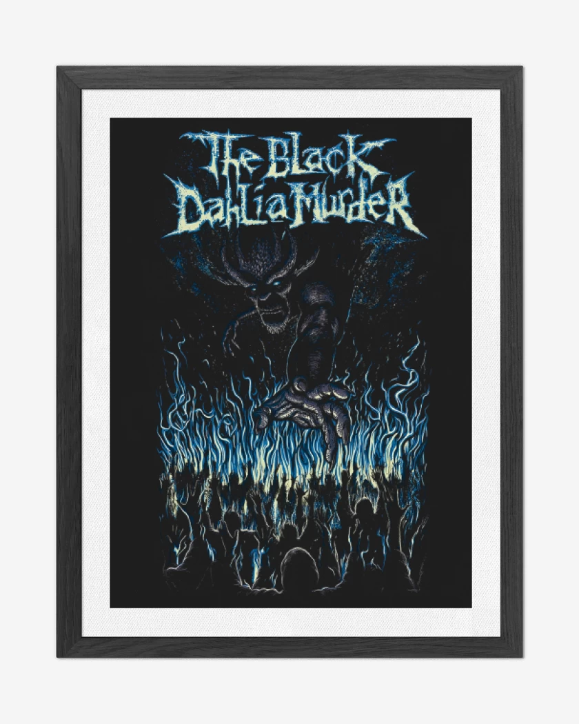 Cuadro decorativo The Black Dahlia Murder Demon