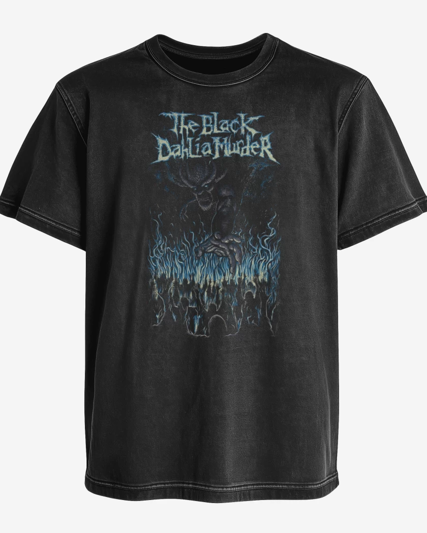 Polera desgastada Negro de The Black Dahlia Murder Demon