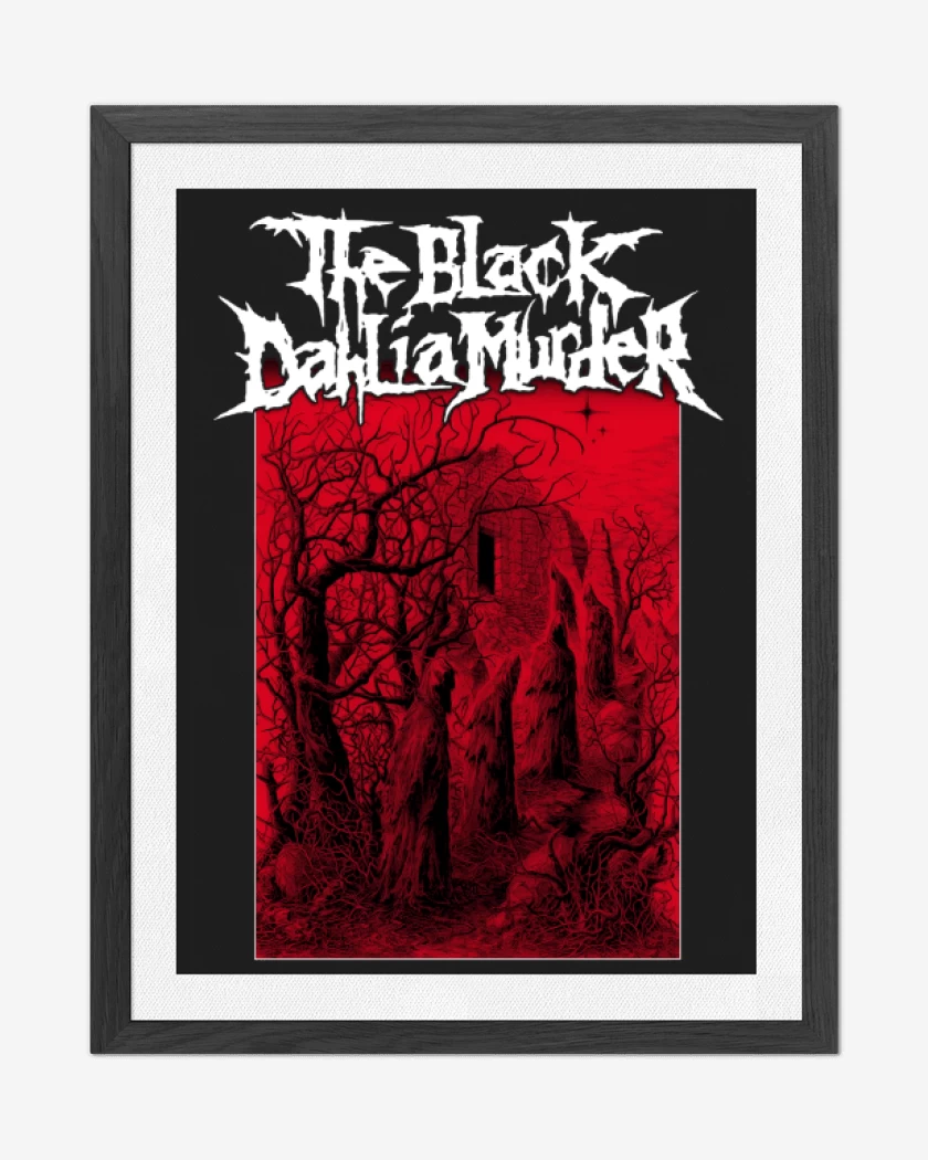 Cuadro decorativo Negro de The Black Dahlia Murder Forest