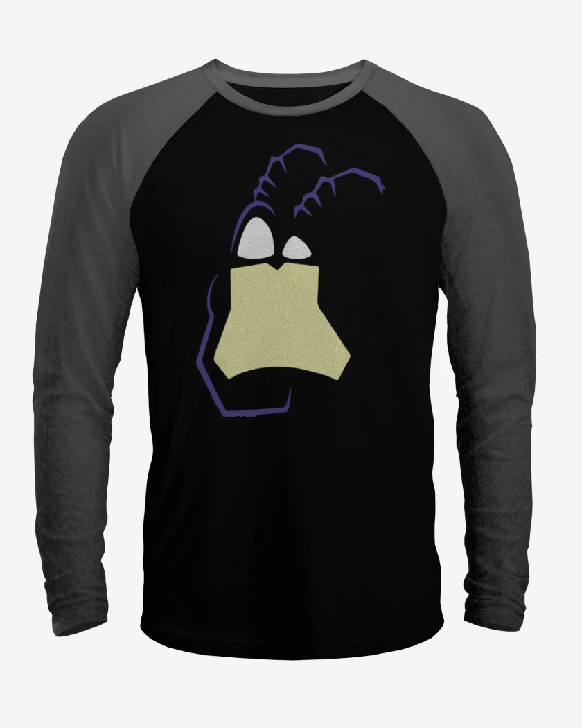 Polera Raglan Negro / Negro Heather de Tick