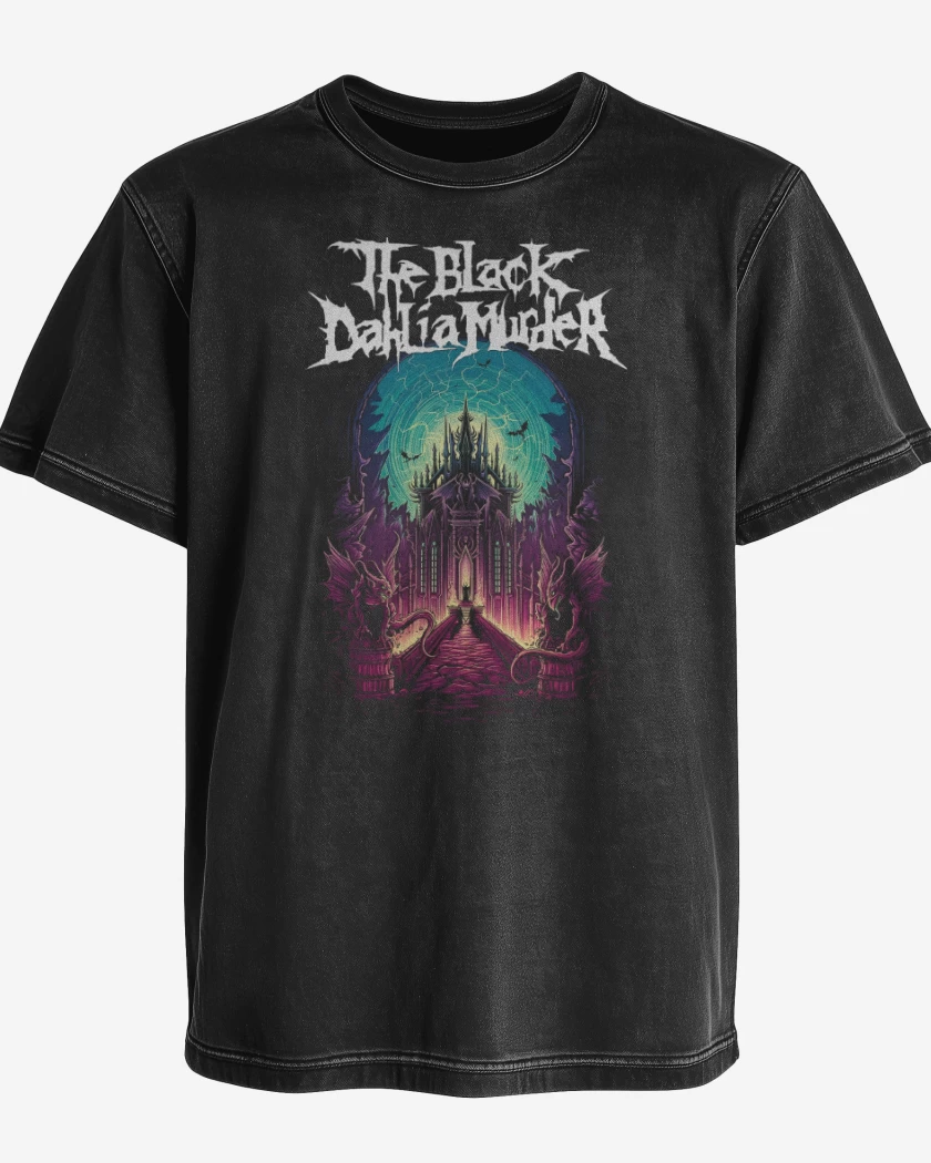 Polera desgastada Negro de TBDM Nocturnal