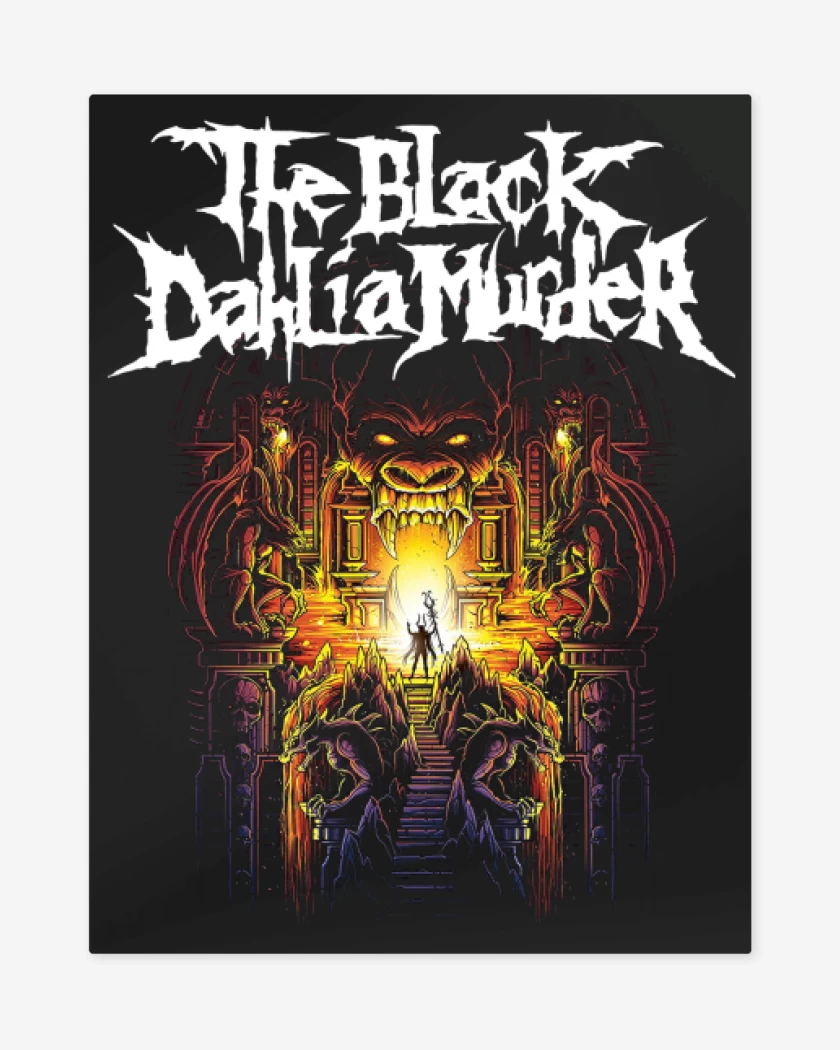 Print metalico Negro de TBDM Majesty