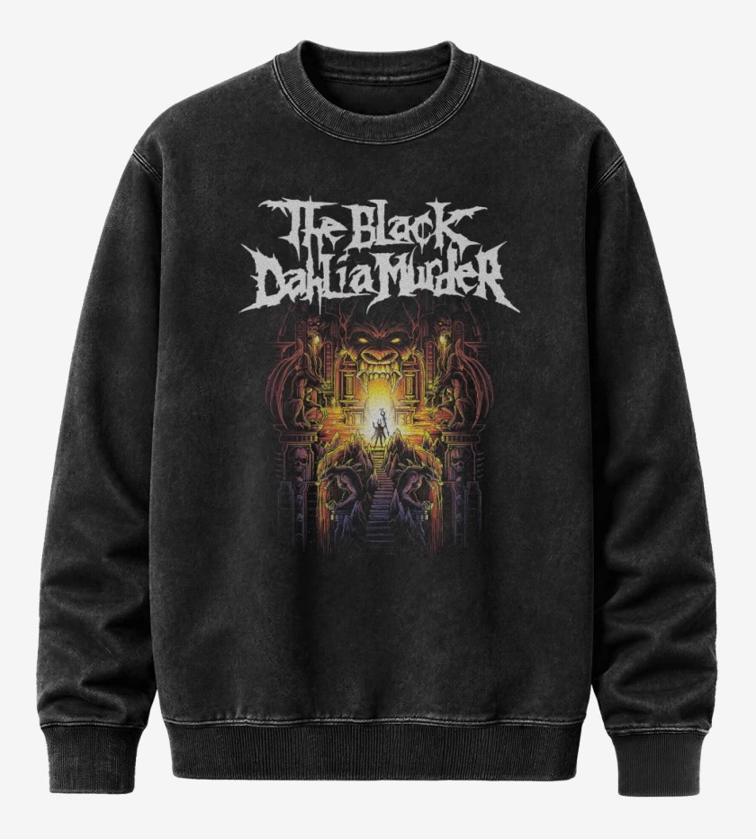Poleron Polo Acid Wash Negro de TBDM Majesty