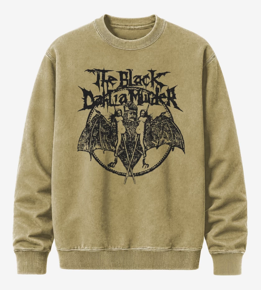 Poleron Polo Acid Wash Beige de The Black Dahlia Murder Vlad Tepes