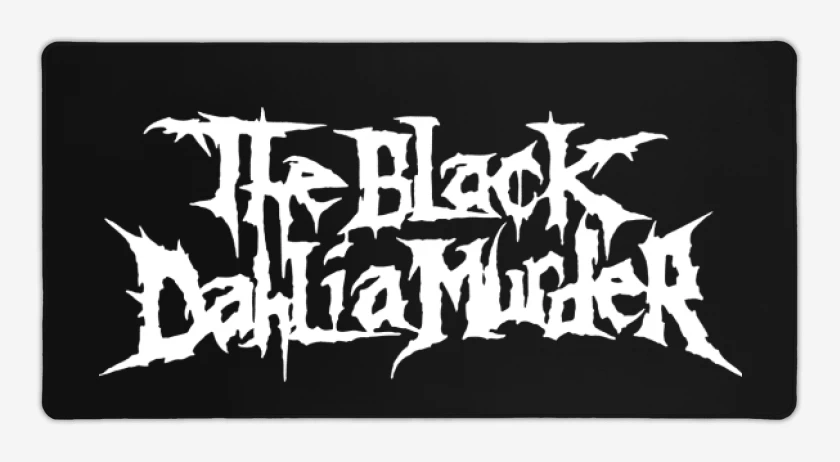 Mouse pad Gamer Negro de The Black Dahlia Murder Logo