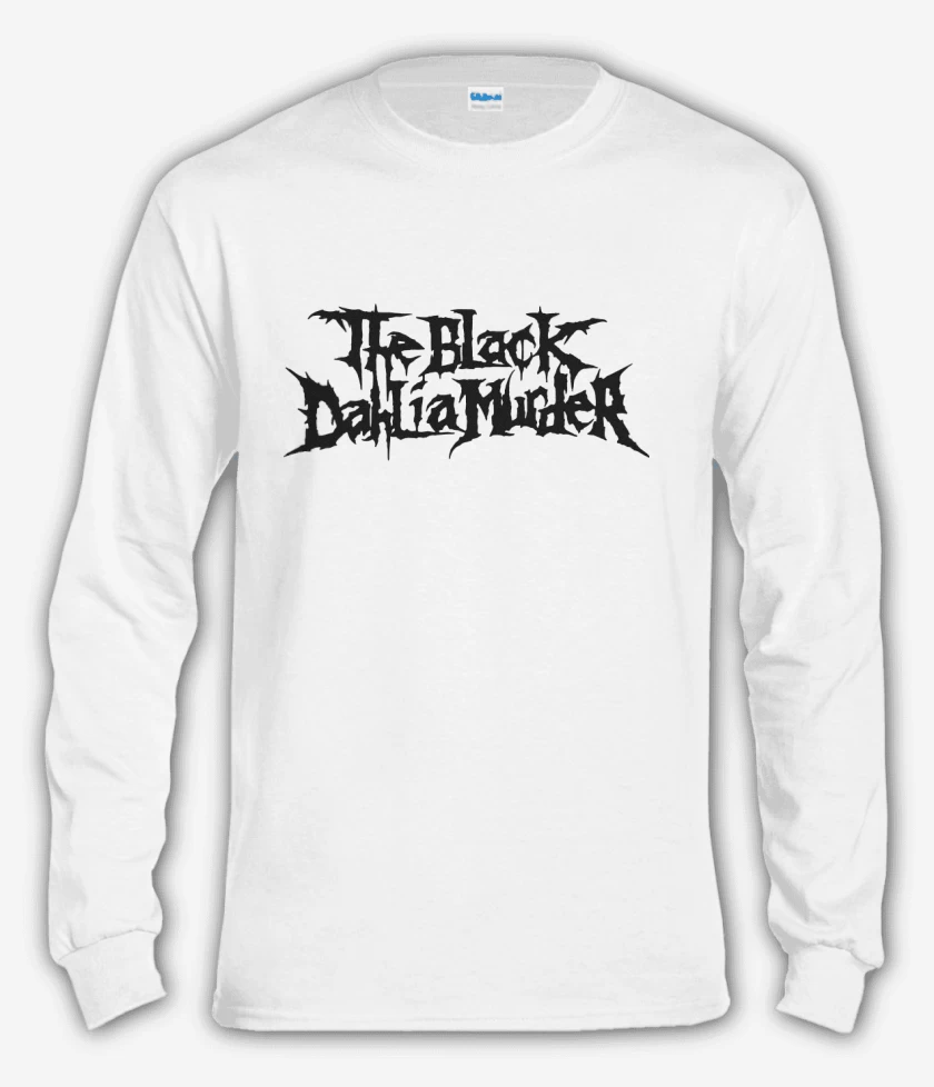 Polera manga larga Blanco de The Black Dahlia Murder Logo N