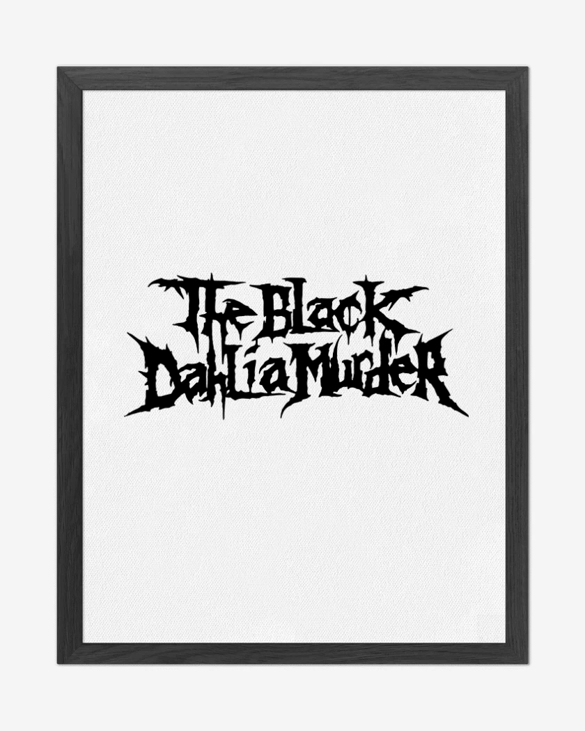 Cuadro decorativo The Black Dahlia Murder Logo N