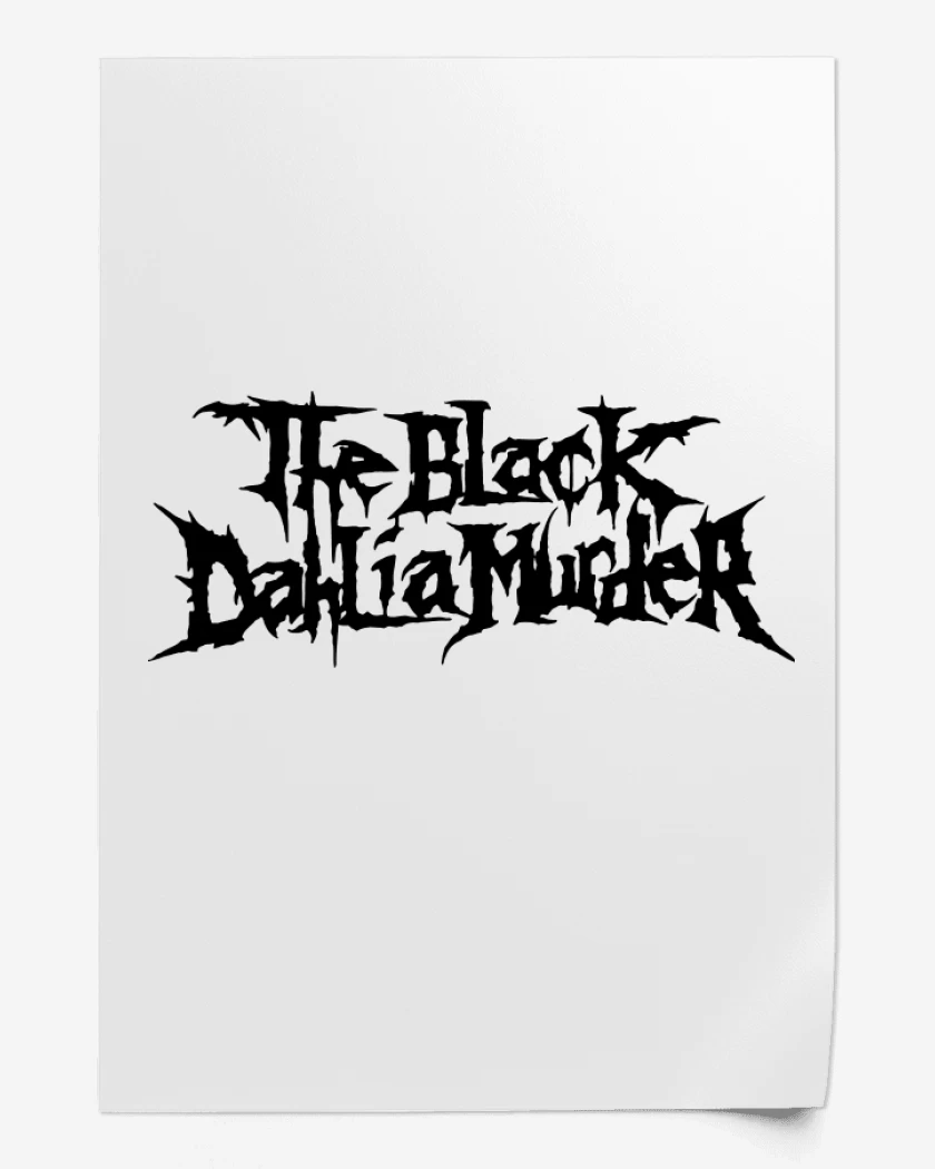 Print The Black Dahlia Murder Logo N