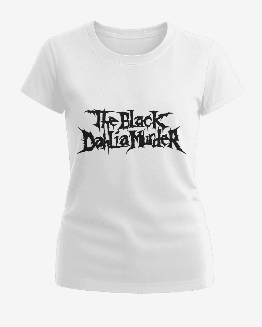 Polera de Mujer Blanco de The Black Dahlia Murder Logo N