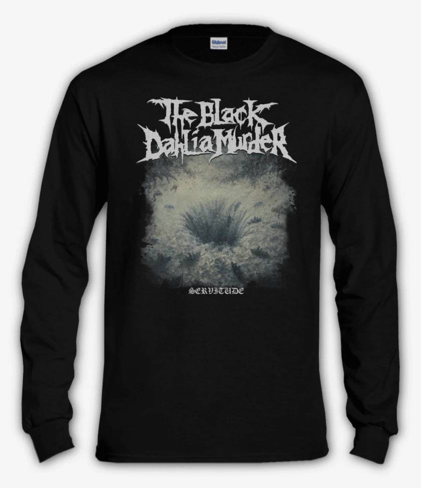 Polera manga larga Negro de The Black Dahlia Murder Servitude