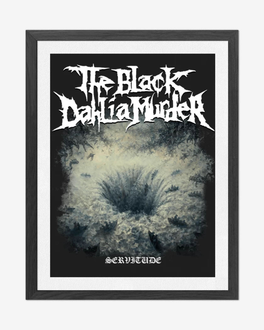 Cuadro decorativo Negro de The Black Dahlia Murder Servitude