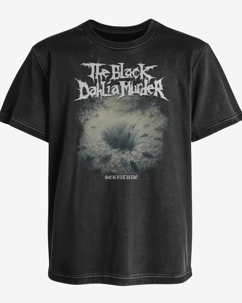 Polera desgastada Negro de The Black Dahlia Murder Servitude