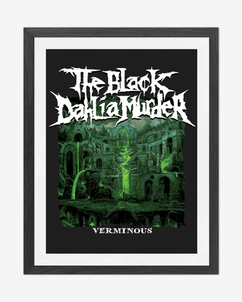Cuadro decorativo Negro de The Black Dahlia Murder Verminous