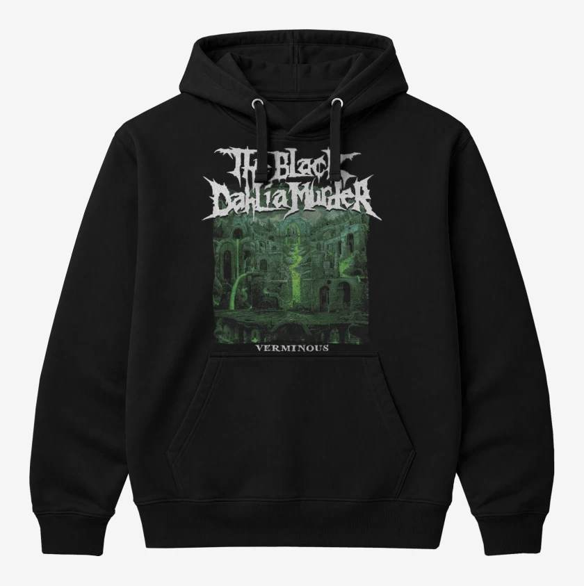 Polerón Canguro Negro de The Black Dahlia Murder Verminous
