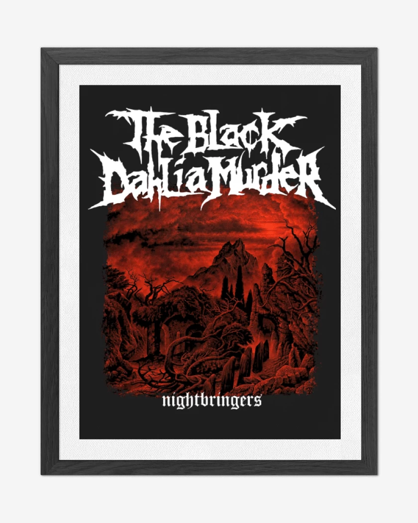 Cuadro decorativo Negro de The Black Dahlia Murder Nightbringers