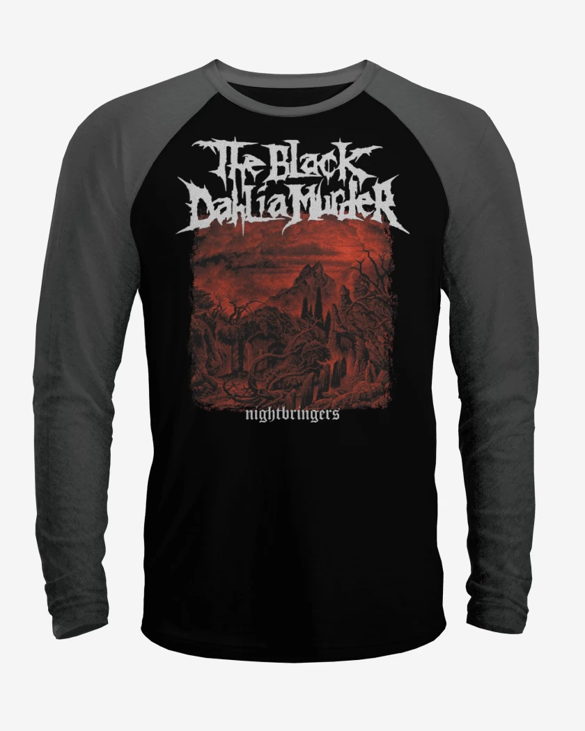 Polera Raglan The Black Dahlia Murder Nightbringers