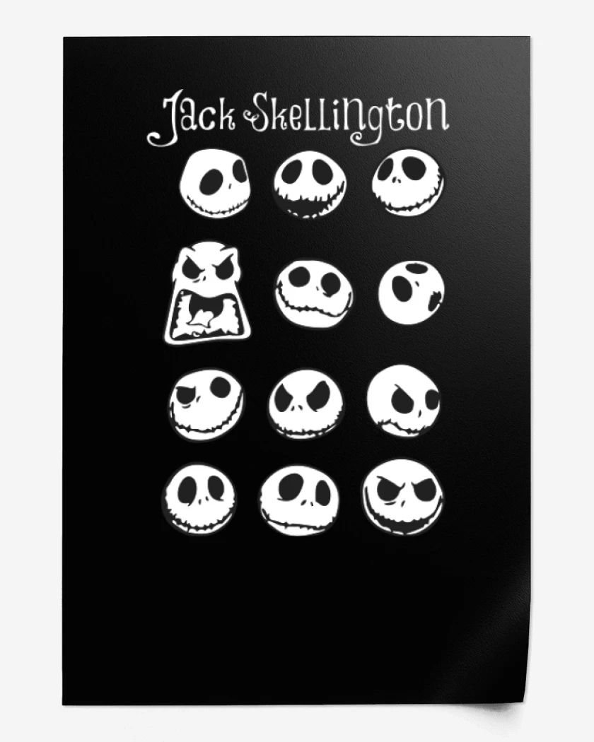 Print Jakc faces