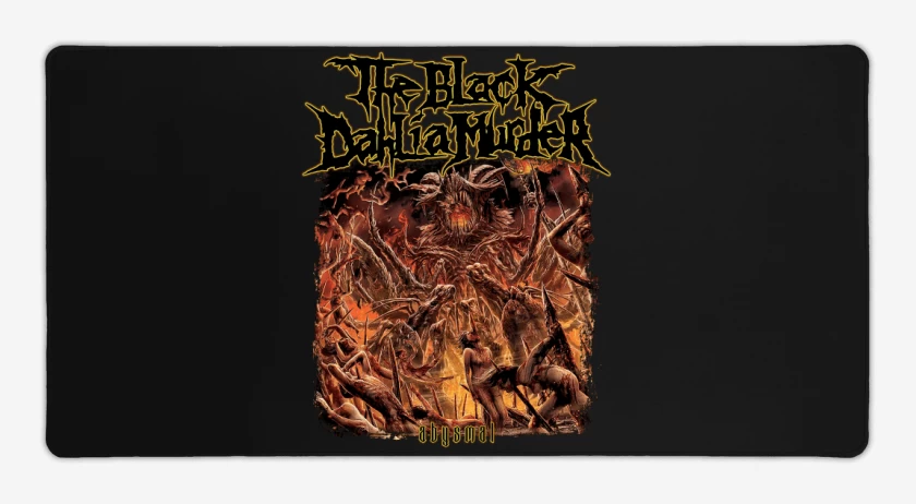 Mouse pad Gamer Negro de The Black Dahlia Murder Abysmal 