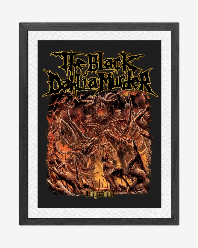 Cuadro decorativo Negro de The Black Dahlia Murder Abysmal 