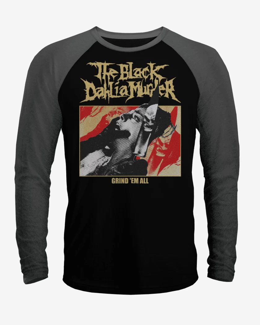 Polera Raglan The Black Dahlia Murder Grind Em All