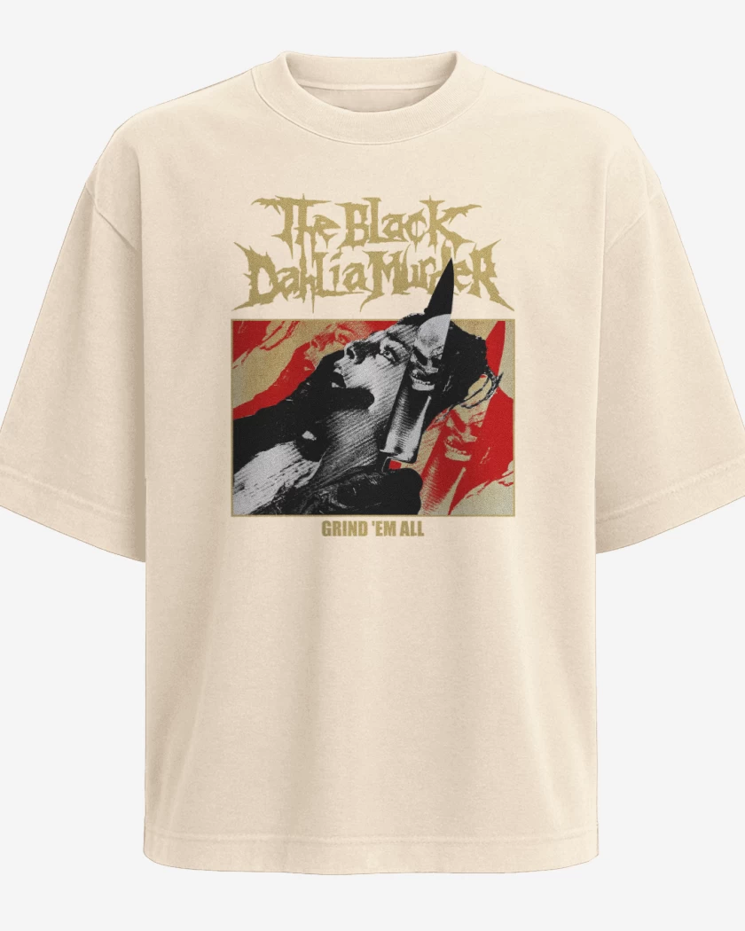 Polera Oversize The Black Dahlia Murder Grind Em All
