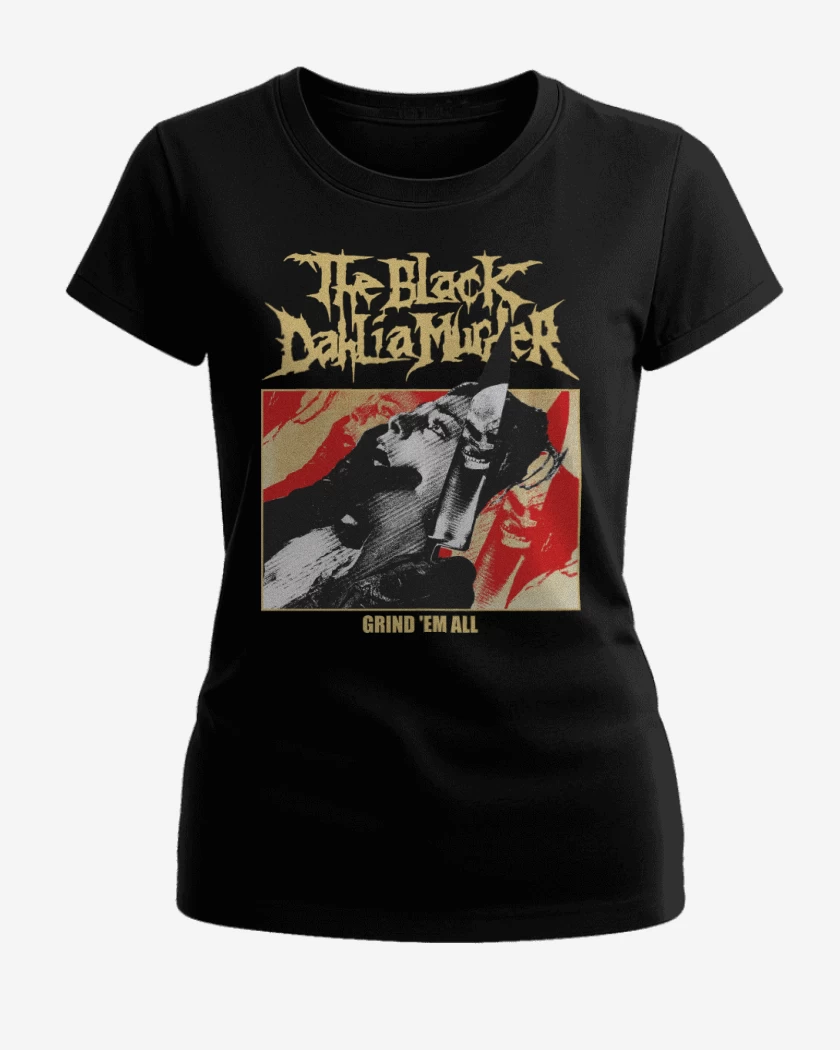 Polera de Mujer Negro de The Black Dahlia Murder Grind Em All