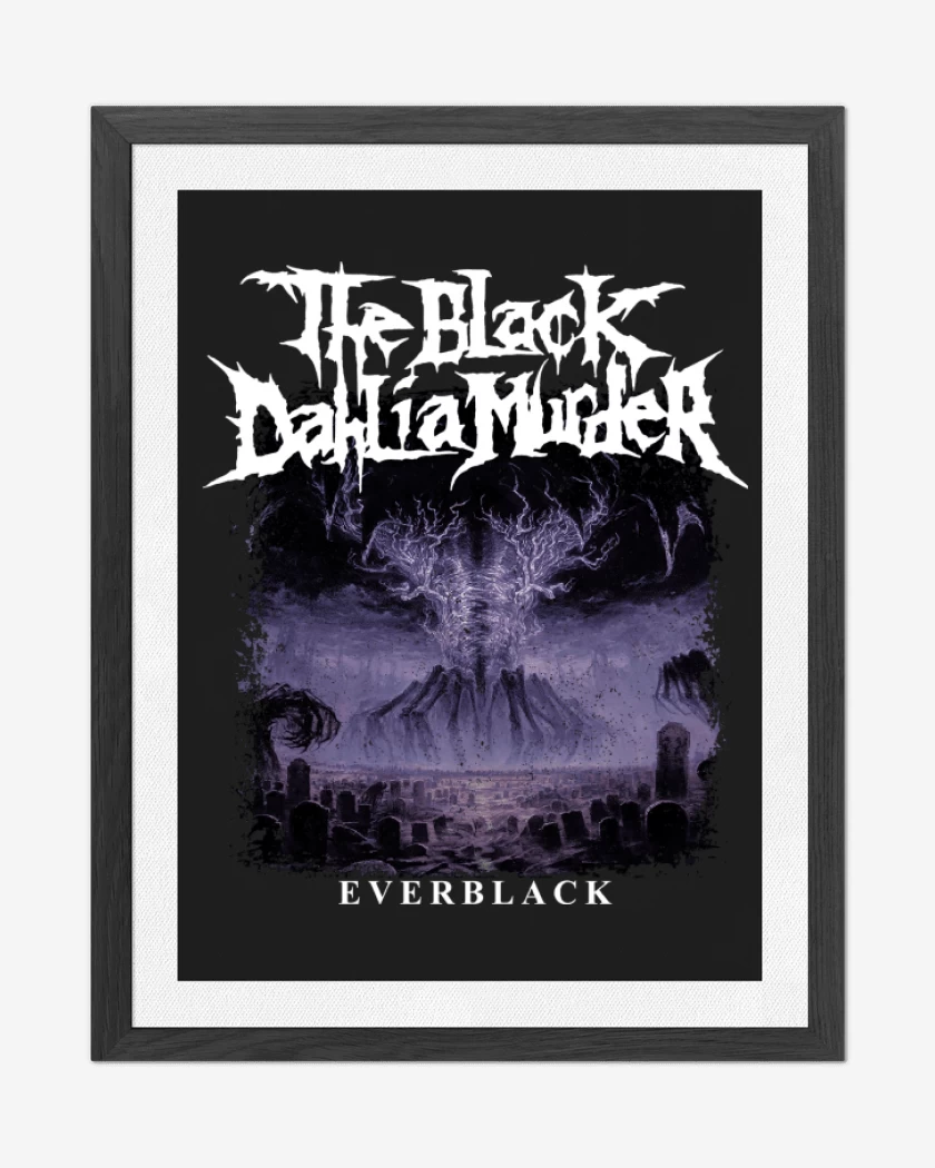 Cuadro decorativo Negro de The Black Dahlia Murder Everblack