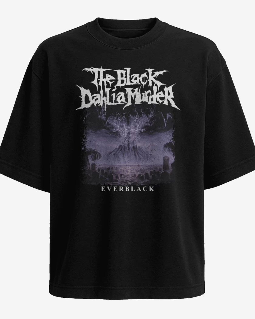 Polera Oversize The Black Dahlia Murder Everblack