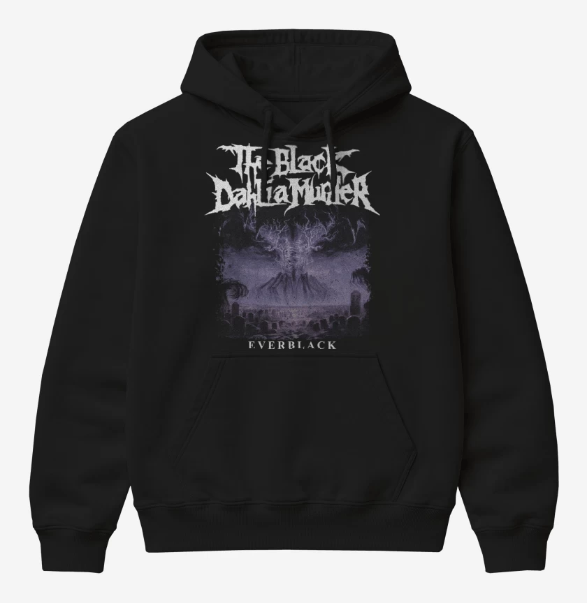 Poleron Canguro básico Negro de The Black Dahlia Murder Everblack