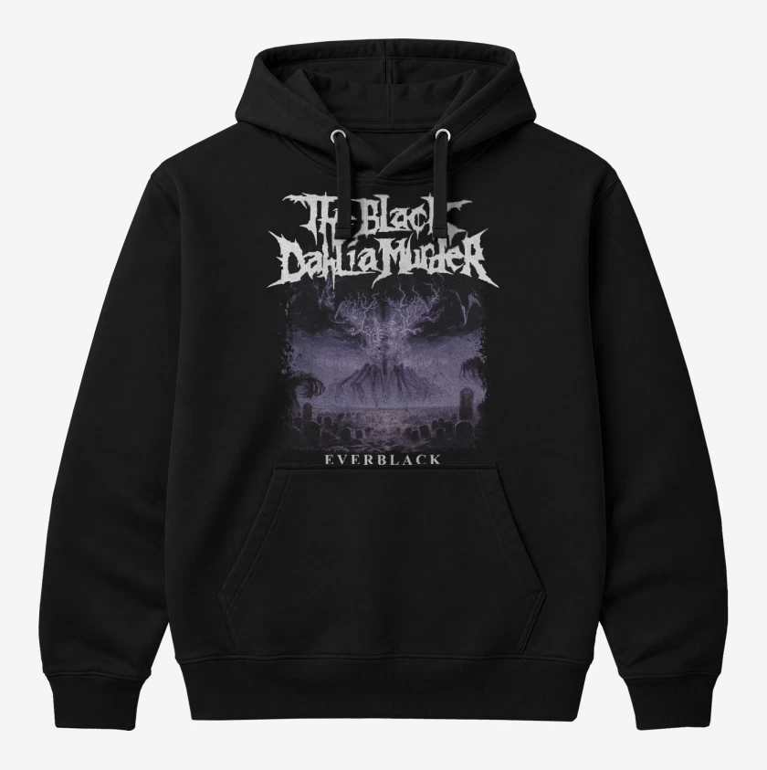 Polerón Canguro Negro de The Black Dahlia Murder Everblack