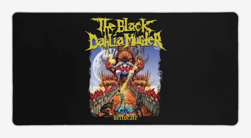 Mouse pad Gamer Negro de The Black Dahlia Murder Deflorate